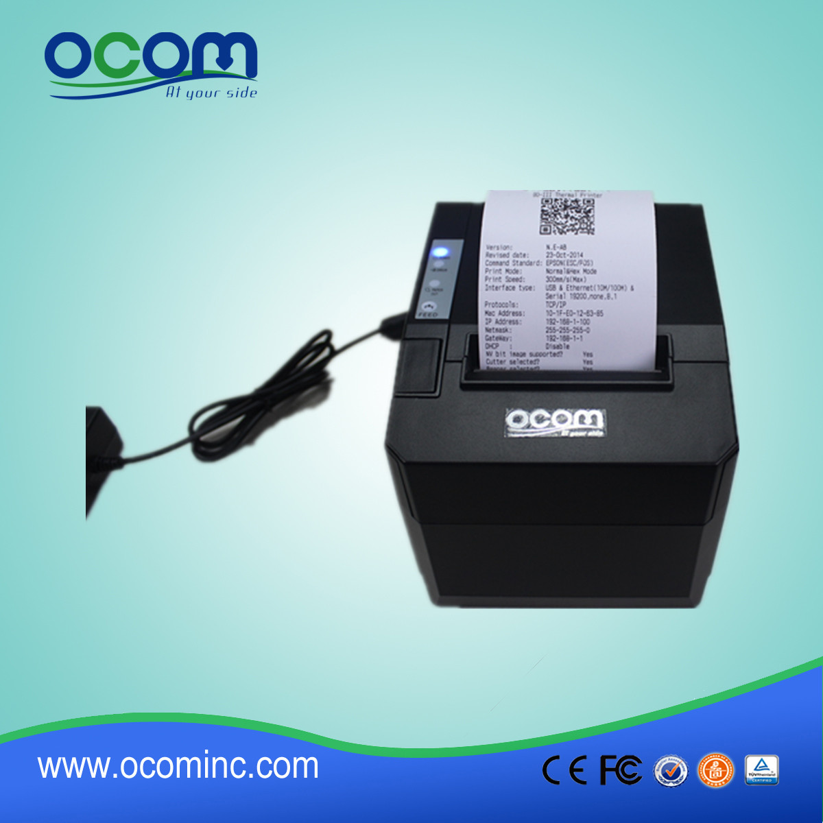 3inch 80mm 300mm/s stampante di ricevuta termica POS per la promozione