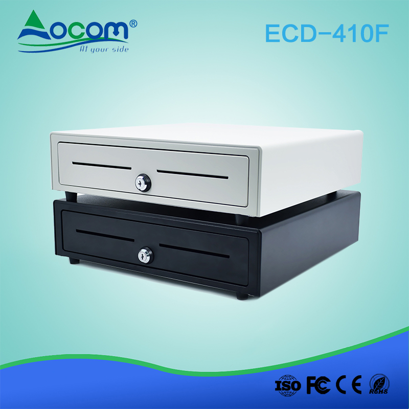 ECD-410F OCOM 5纸币8硬币rj11黑色高端金属收银现金抽屉