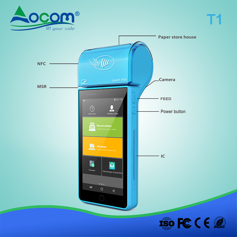 3g / 4g touch mobiele slimme handheld scanner terminator pda