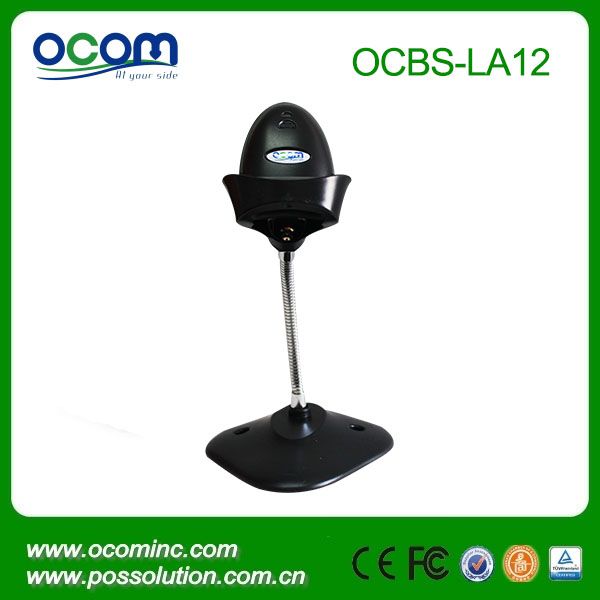 Handheld laser barcode scanner with auto-sense