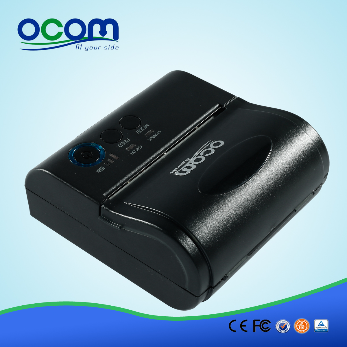 Chaud! OCPP-M082 moins cher mini-imprimante bluetooth portable avec adaptateur