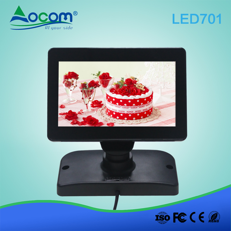 LED701 POS System Großhandel USB VGA Kundenanzeige