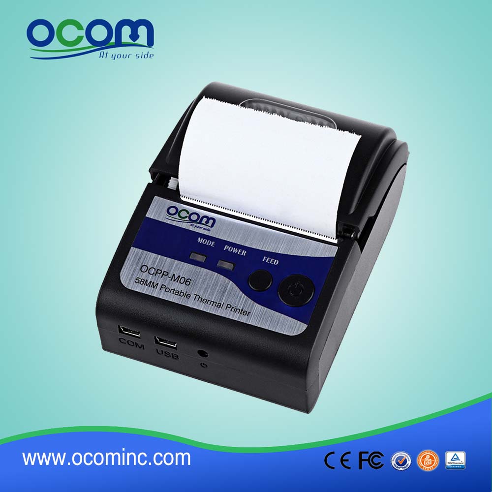 Leichter tragbarer drahtloser Bluetooth Thermal Bill Printer für Android und IOS