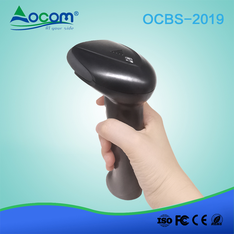 OCBS-2019 Cheap retail shops handheld wired USB barcode scanner qr