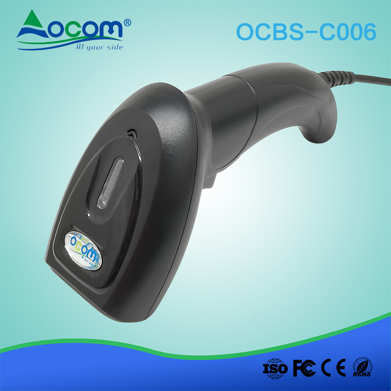 OCBS -C006 Shenzhen portatif USB filaire 1D CCD scanner de codes à barres