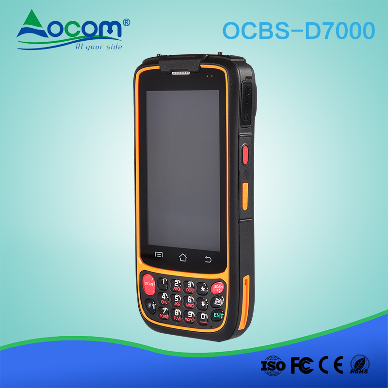 OCBS -D7000 SIM-Karte UHF-PDA QR-Code Scanneer Android-Handheld-Terminal