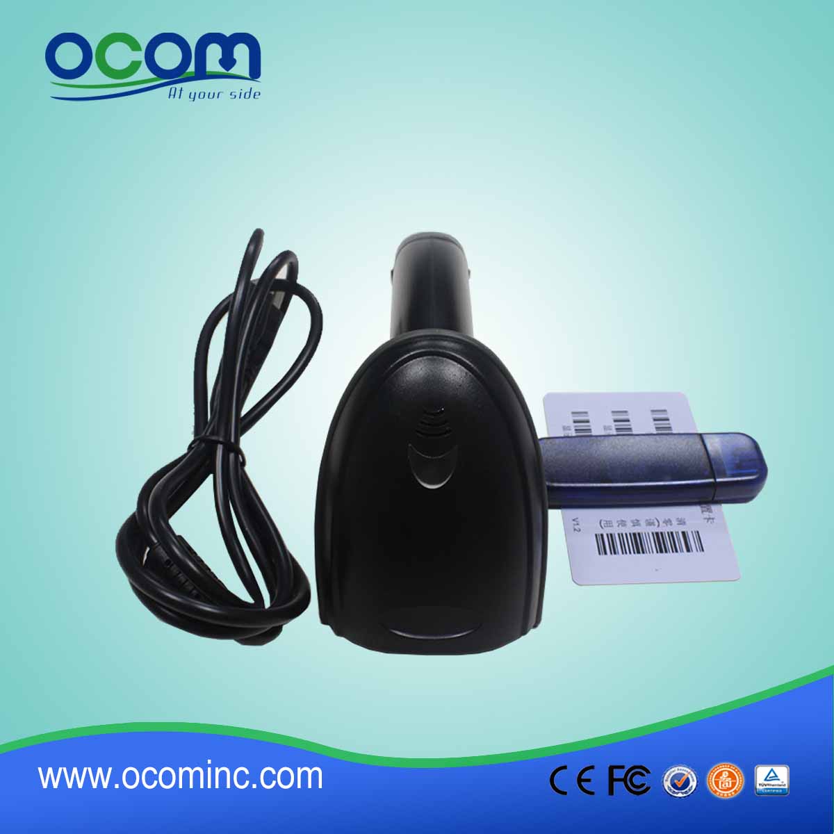 OCBS-LA11 Cheap Automatic USB Laser Handheld 1D Barcode Scanner