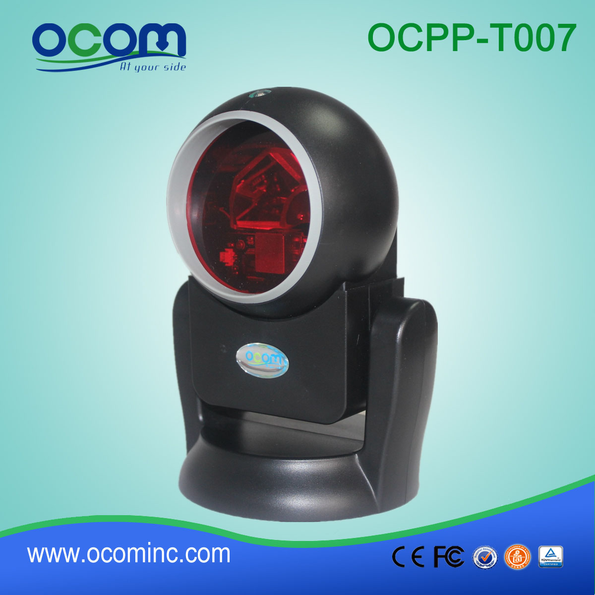 Kleine Vaste Omni-directionele Laser Barcode Scanner(OCBS-T007)