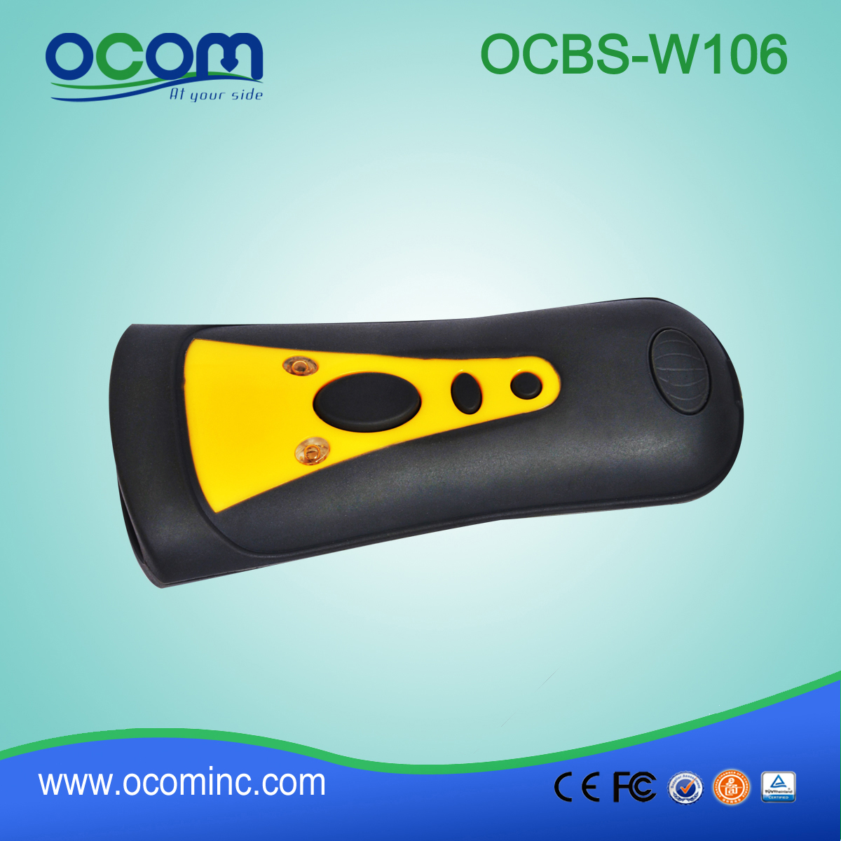 Mini portatile Bluetooth 1D Barcode Scanner (OCB-W106)
