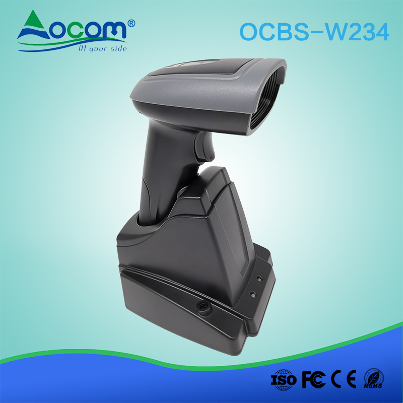 OCBS-W234 Tablet PC Drahtloser 2D-Barcode-Scanner mit Ladestation