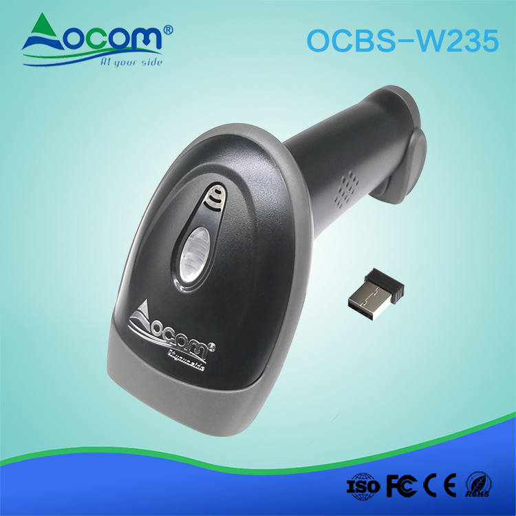 OCBS -W235 ماسح الباركود اللاسلكي بتقنية البلوتوث ثنائي الأبعاد