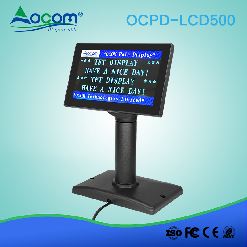 OCPD-LCD500 Display da 5 "USB TFT LCD pos cliente con driver O POS