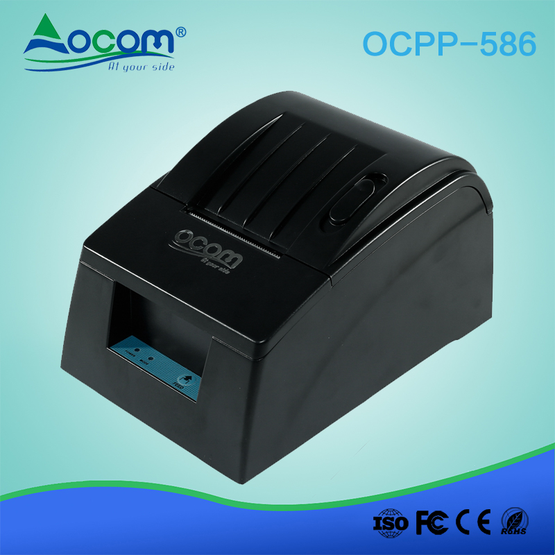 OCPP -586 فاتورة سطح المكتب آلة استلام الطابعة الحرارية مع القاطع