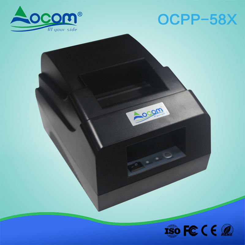 OCPP -58X Preços vantagens Impressora térmica USB com código de barras mini 58mm