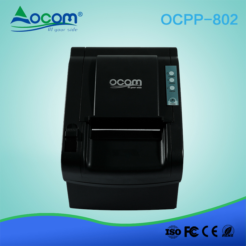 OCPP -802 80mm热敏票据打印机，带手动切纸器