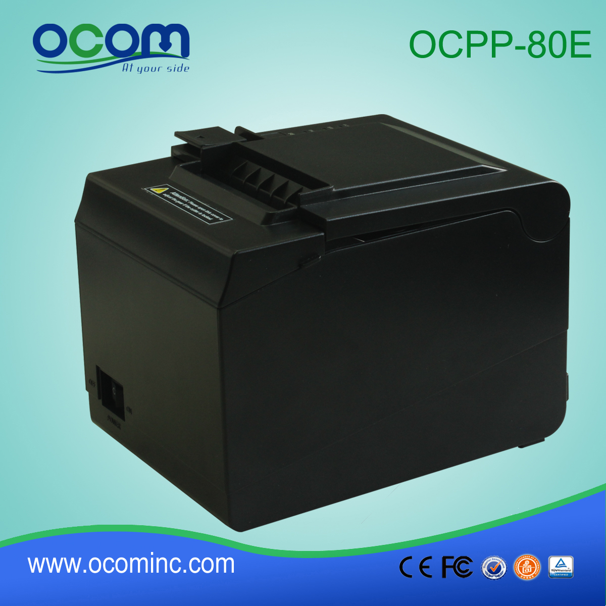 Imprimante de reçu thermique de POS 80mm d'OCPP-80E-L pour le téléchargement de pilote