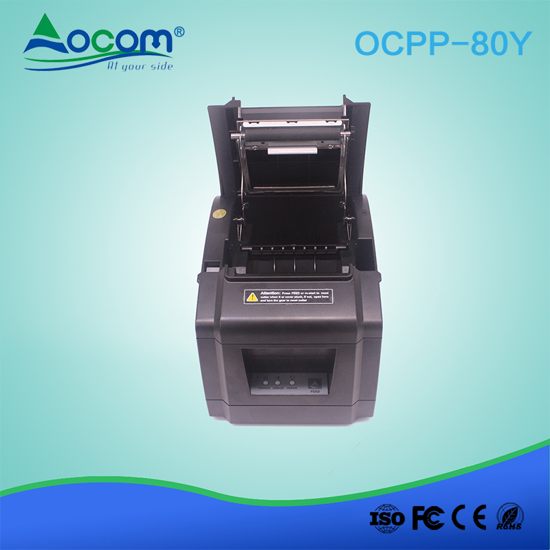 OCPP -80Y Φτηνές 80mm USB θύρα θερμικής παραλαβής Bill εκτυπωτή με αυτόματη κόπτης