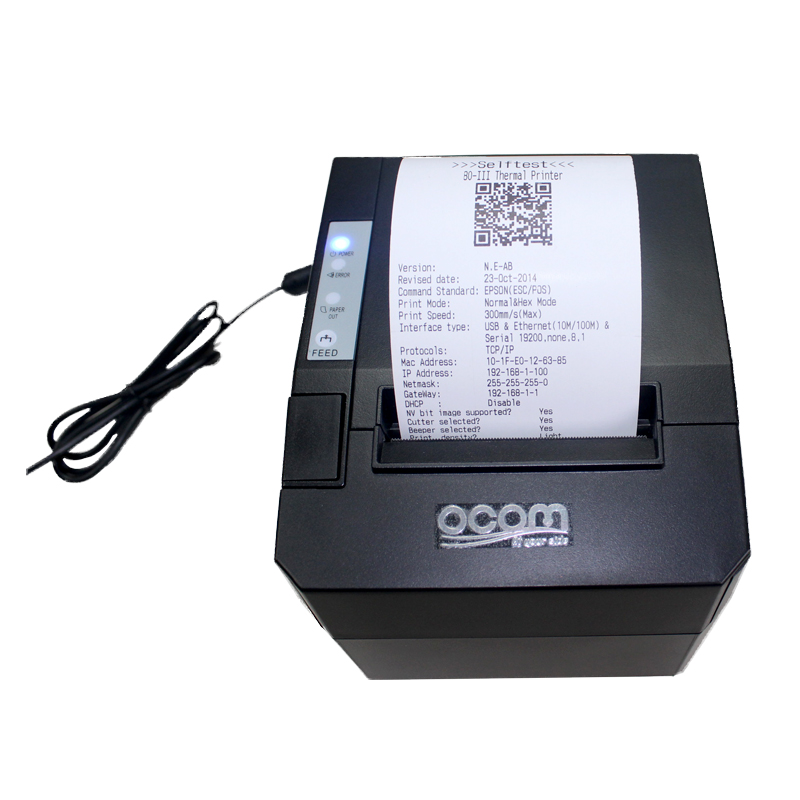 OCPP -88A Kostengünstige 80mm Thermodrucker POS Drucker mit Auto Cutter