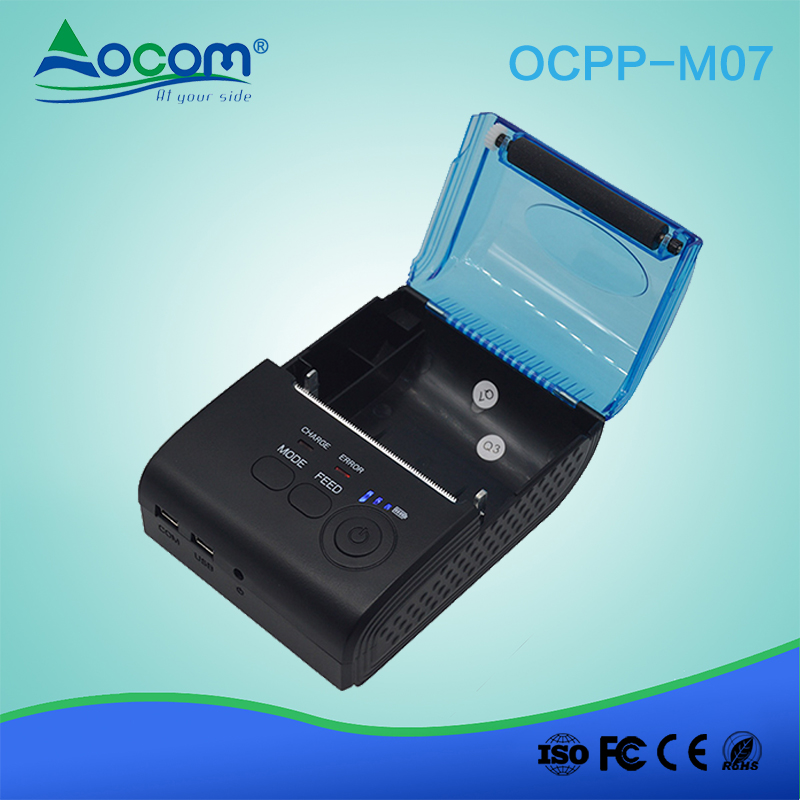 OCPP -M07 Портативный OCOM мини 58-миллиметровый андроид тепловой чековый принтер POS