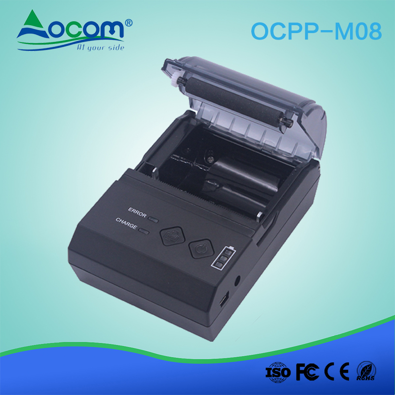 OCPP -M08 58 mm draagbare thermische bonprinter pos android mobiele Bluetooth-printer