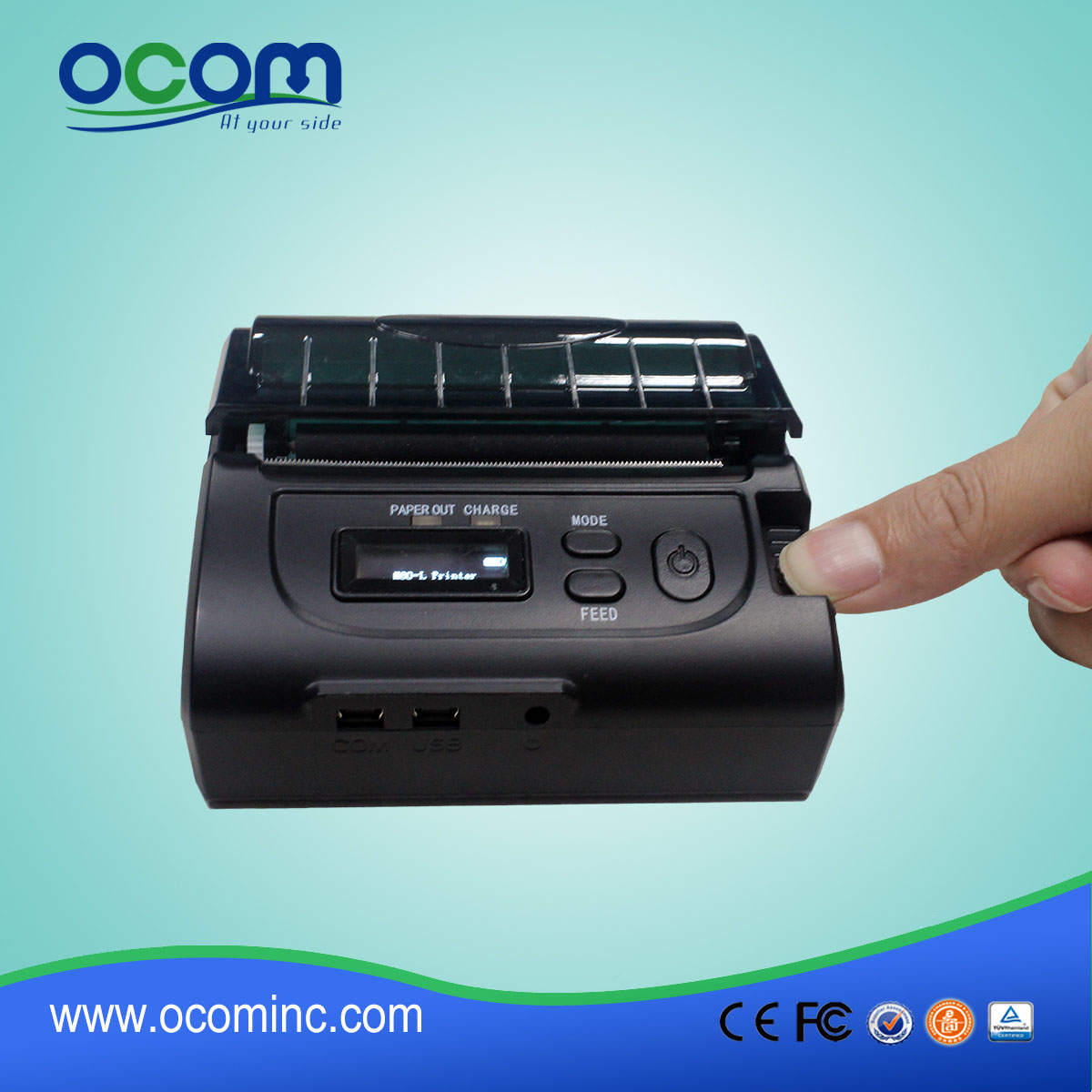 OCPP- M083 80mm mini mobile bluetooth android printer thermal