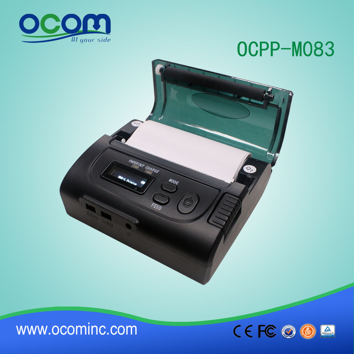 OCPP-M083 中国制造的迷你蓝牙安卓票据打印机