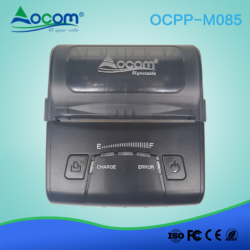 OCPP-M085 Ασύρματη εκτυπωτή παραλαβής μίνι φορητή 80mm Bluetooth θερμικό εκτυπωτή για Android IOS