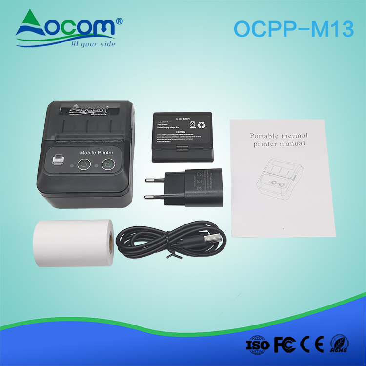 OCPP - M13 mini impressora térmica bluetooth de recibos de 58 mm