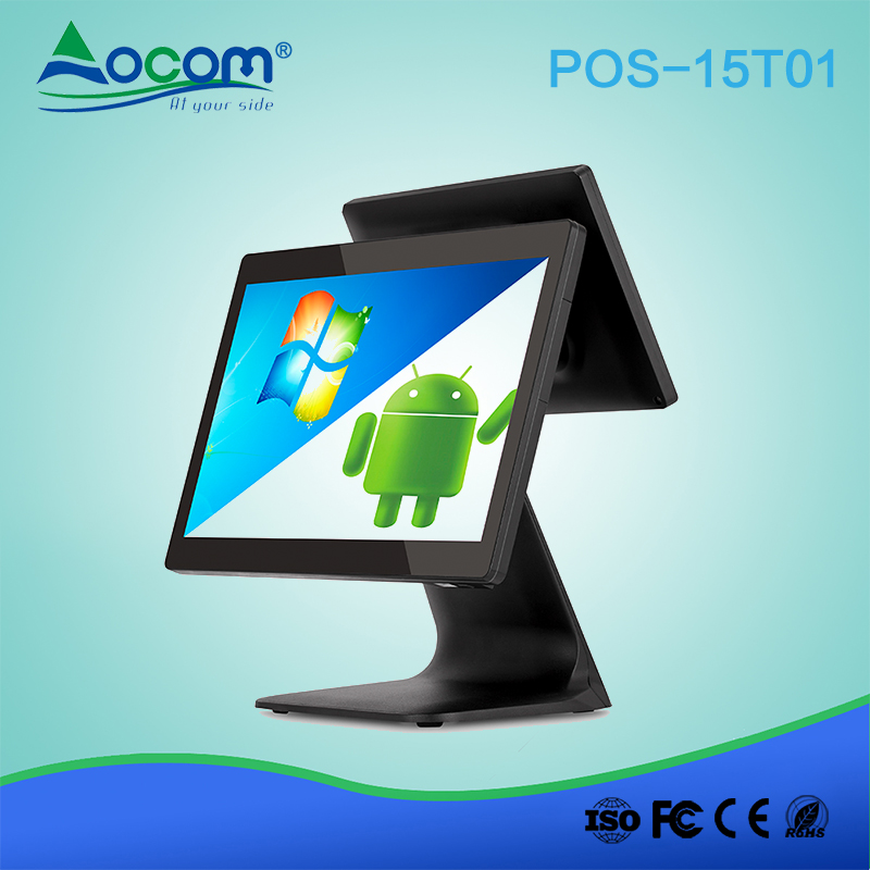 POS-15T01 Android Windows cheap 15.6" all in one cash register for sale