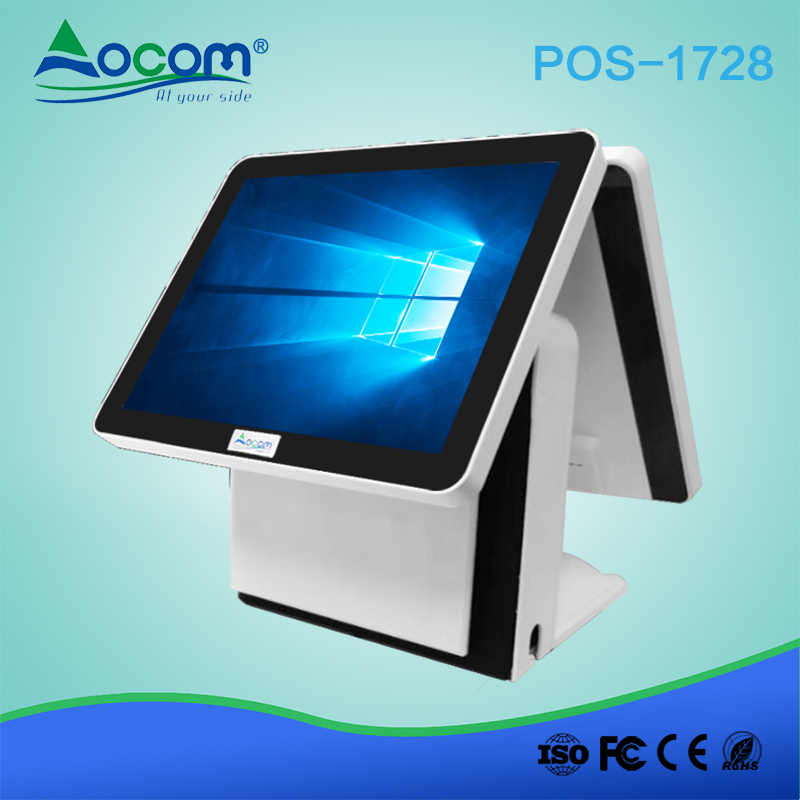 POS -1728 معدات مشغل الاتصالات 17 بوصة الكل في واحد أنظمة POS