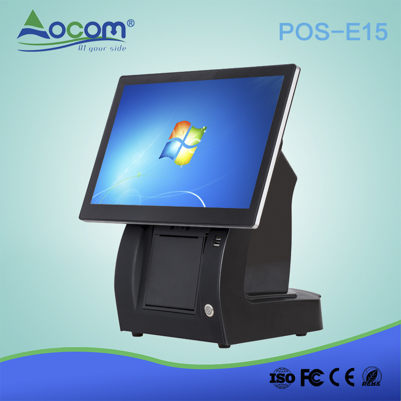 POS -E15.6 OCOM caisse enregistreuse électronique pos de supermarché de 15 pouces