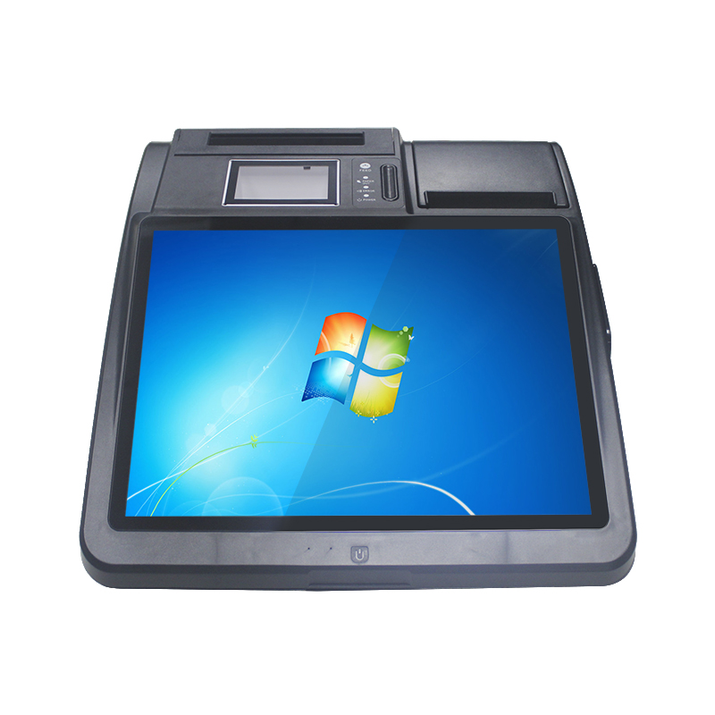 POS -M1401 تعمل باللمس مطعم الروبوت ويندوز الكل في واحد pos مع طابعة حرارية 80MM