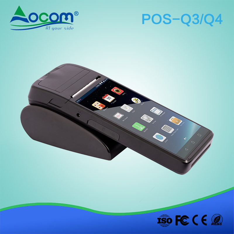 POS Q4 Android Handheld Pos Hardware Lottery Terminal Pos