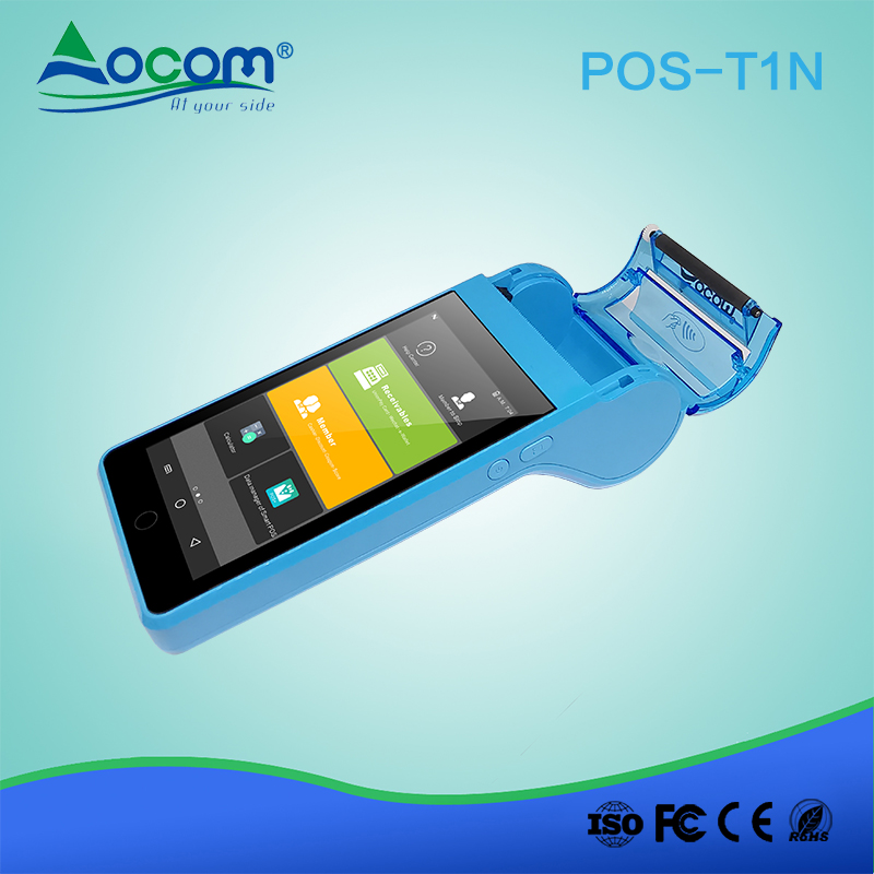 POS-T1N 4G прочный QR-код Android-смартфон для мобильных телефонов pos pos платежный терминал для ресторана