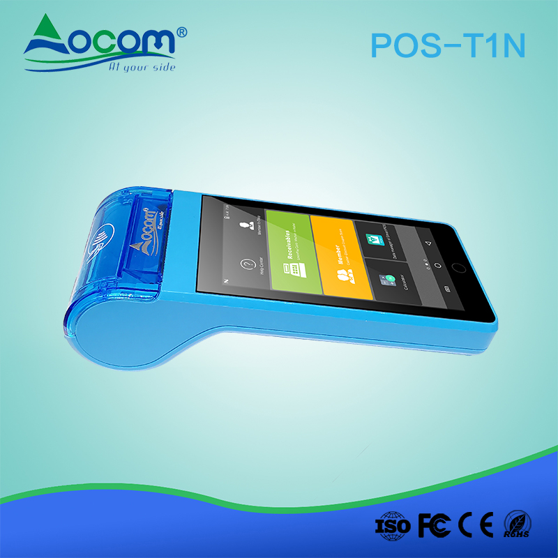 POS -T1N 5 "multipurpose pos e touch handheld android POS terminal com NFC