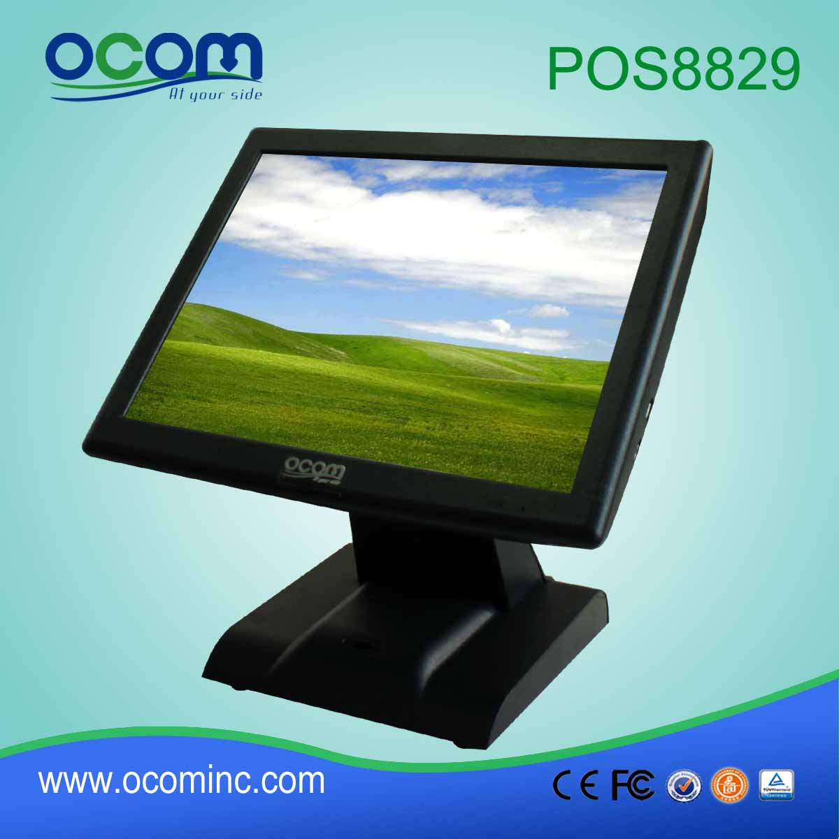 POS8829 2016 más popular de 15 pulgadas todo en un móvil pos