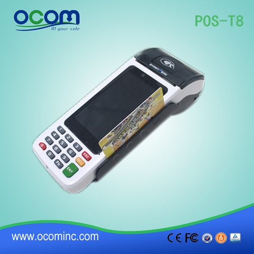 Android 4.4 portátil móvil TPV (POS-T8)