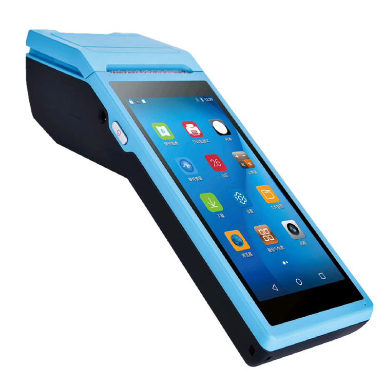 Q1 / Q2 2018 nieuwe 4G 5.5 "robuuste handheld android pos-terminal met printer