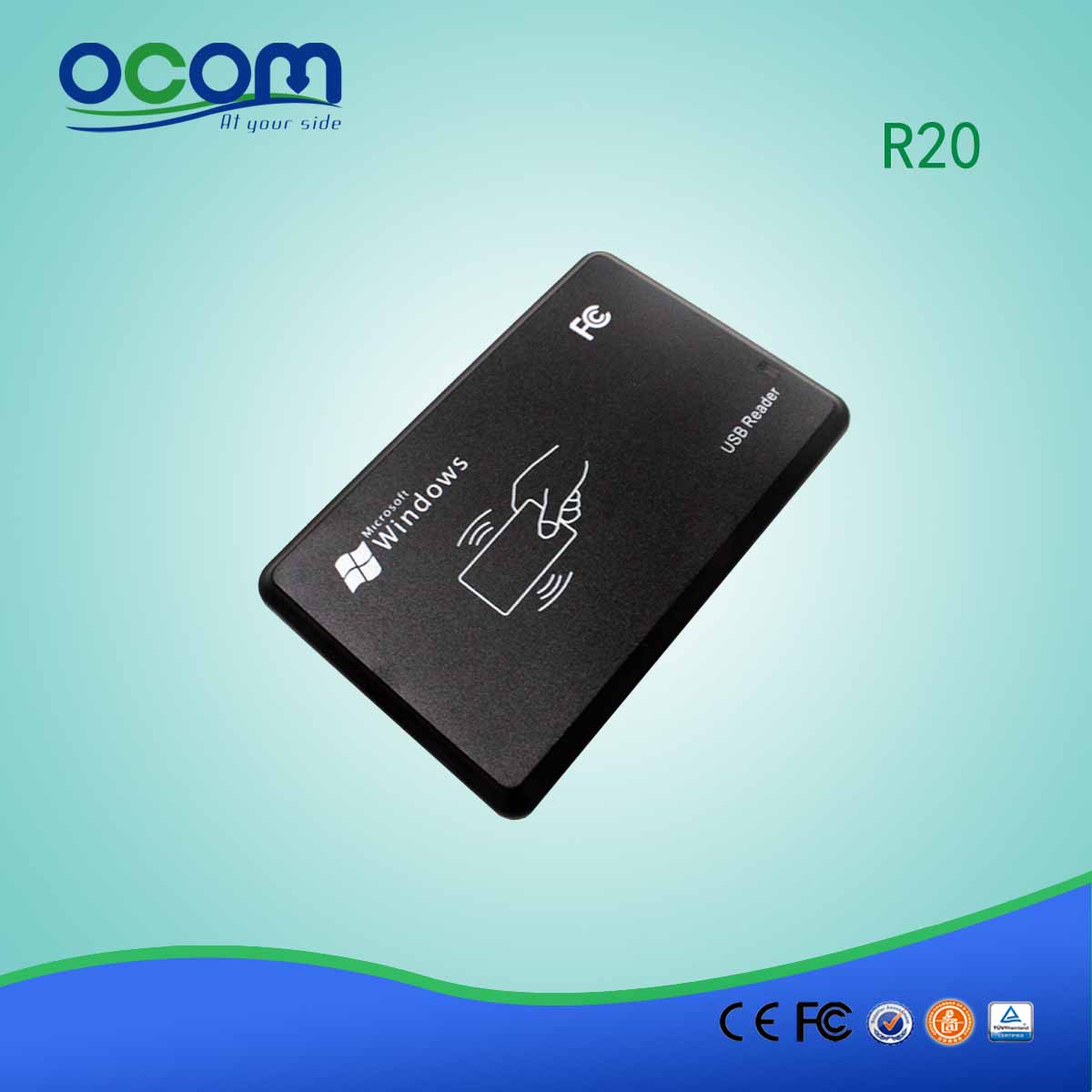 Lettore di schede R20 Mini USB seriale Mifare ISO 14443A 13,56 mhz 125 K RFID