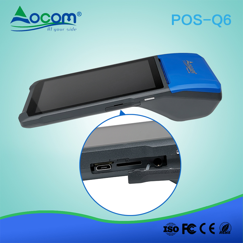 Restaurant Ordering Touch Screen Machine Mini Nfc Android Pos Payment Terminal