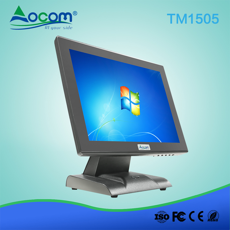 TM-1505 15-дюймовый монитор экрана касания киоска рекламы POS