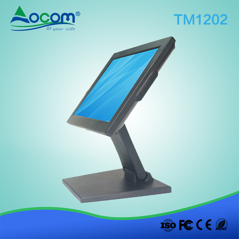 TM1202 China Factory 12 inch Resistance Touch Screen LED Monitor