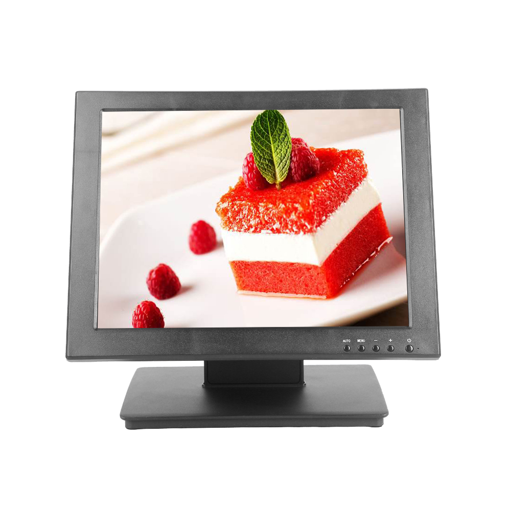 Display POS da 15 pollici per touch screen TM1501 con base eretta