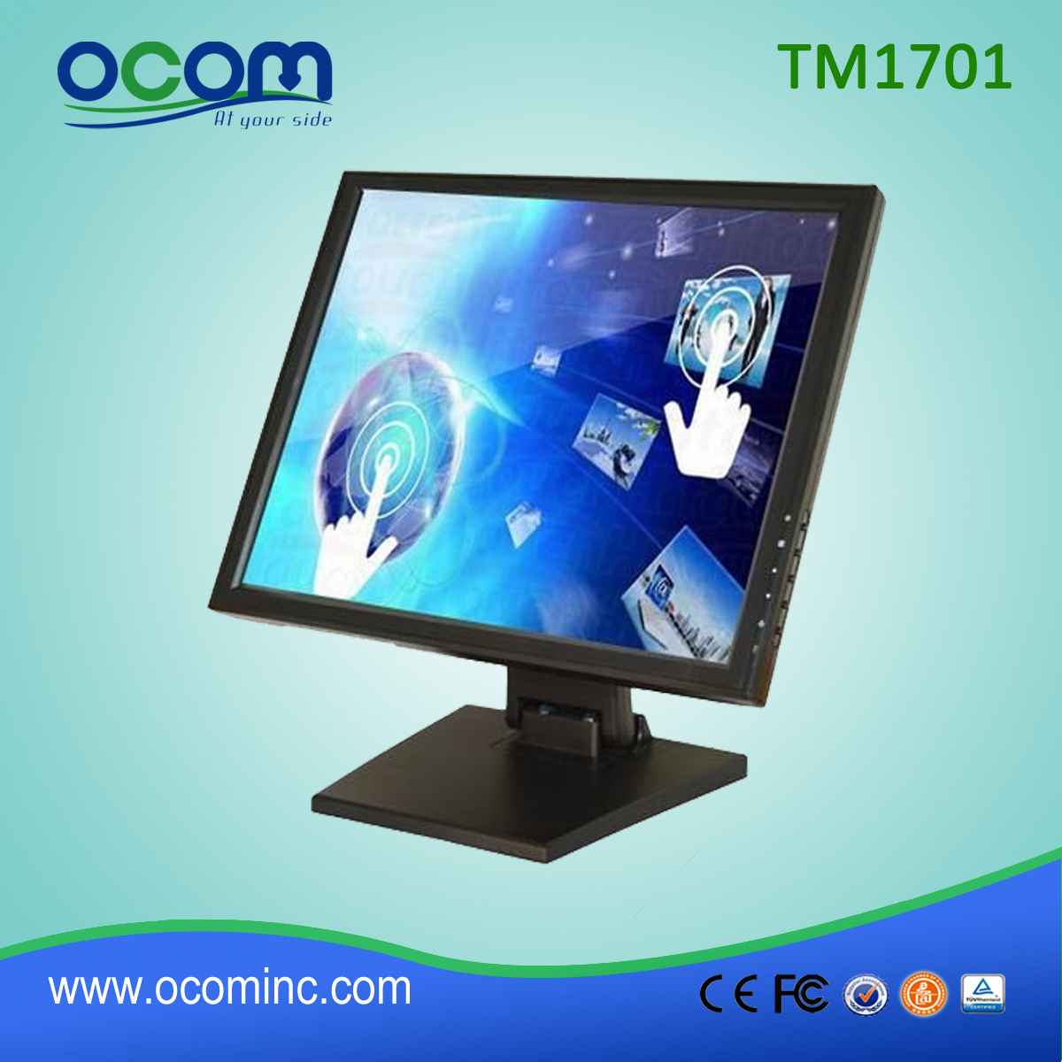 TM1701 17inch LCD Touch Screen POS Monitor