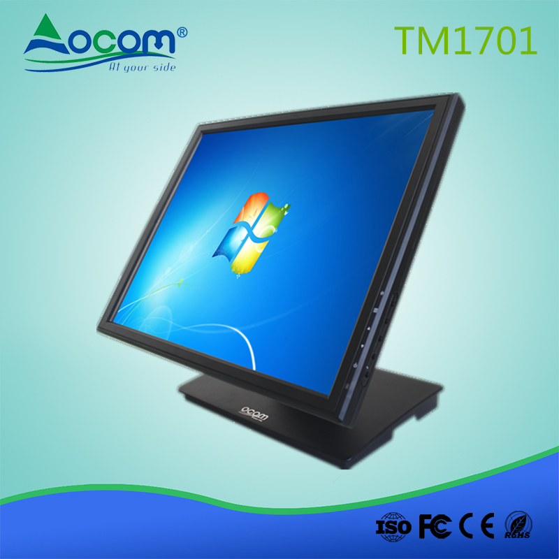 USB POS OEM 17 شاشة تعمل باللمس شاشة عرض LCD