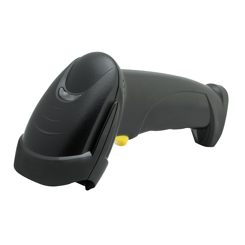 Scanner per codici a barre laser 1D con impugnatura portatile cablata a rilevamento automatico