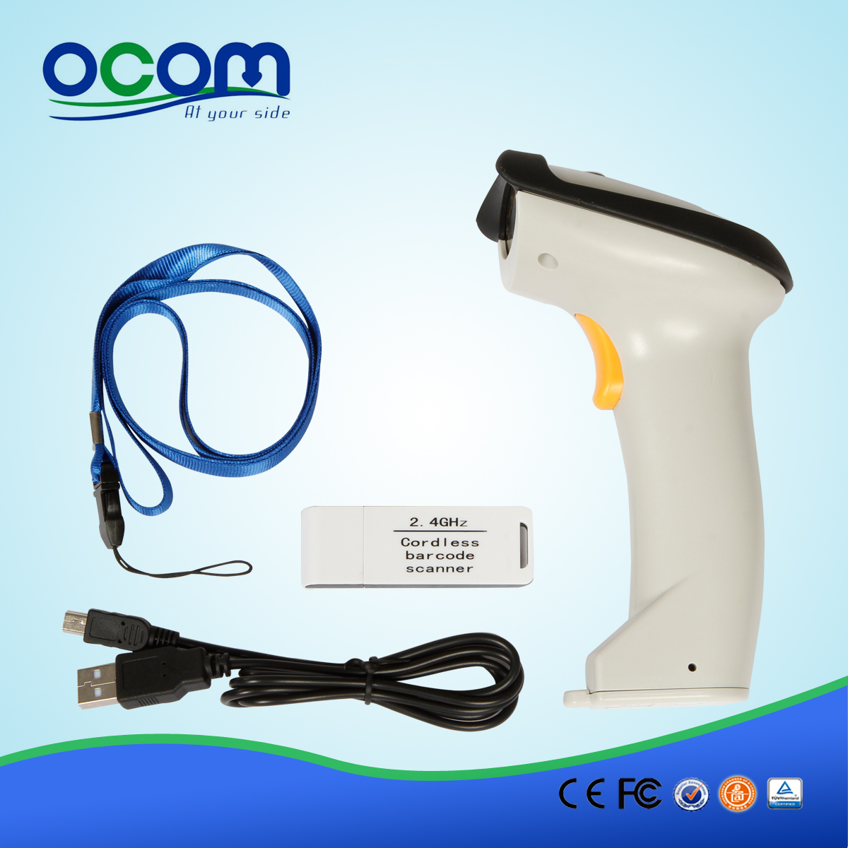 Wireless Android Handheld Barcode Scanner OCB-W700