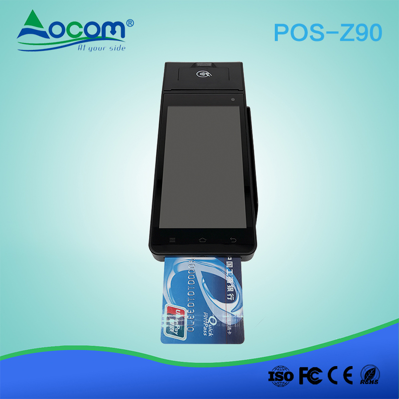 Terminal de pago con tarjeta inteligente portátil 5 "Android 5.1 EMV PCI