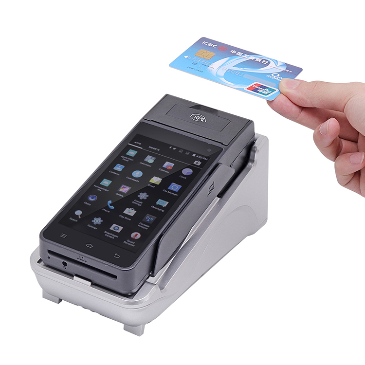 όλα σε ένα τερματικό POS εκτυπωτή λήψης Android 5.5 ιντσών