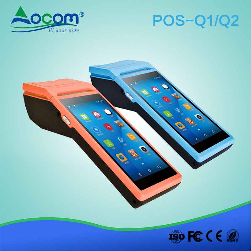 goedkope mobiele Android pos-terminal met printer